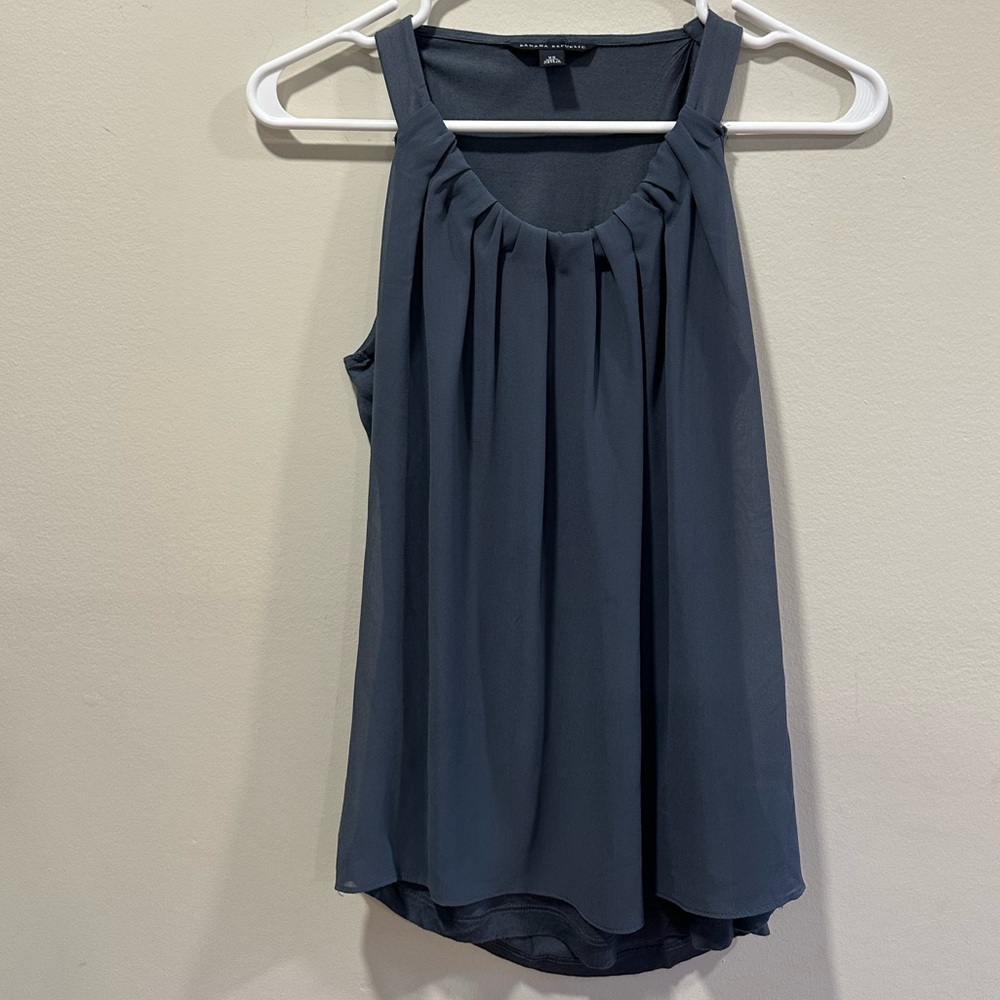 Banana Republic Sleeveless Blue Top XS